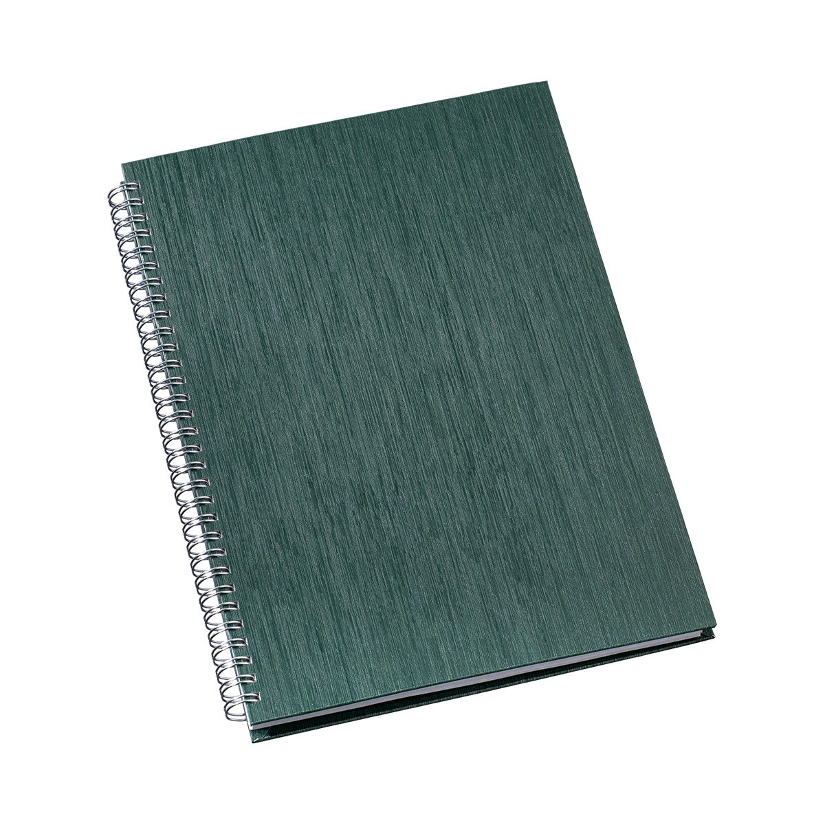 Caderno de Negócios Pequeno Capa Metalizada Verde