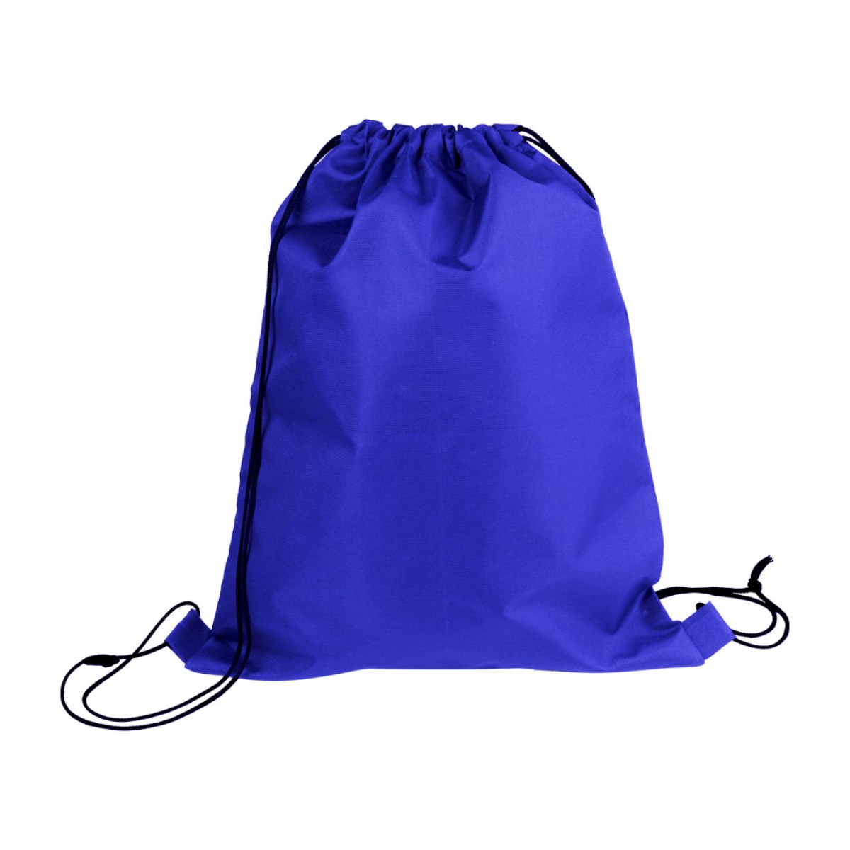 Sacochila Azul 60% Poliester e 40% Algodão - Formato: 33x35x43cm