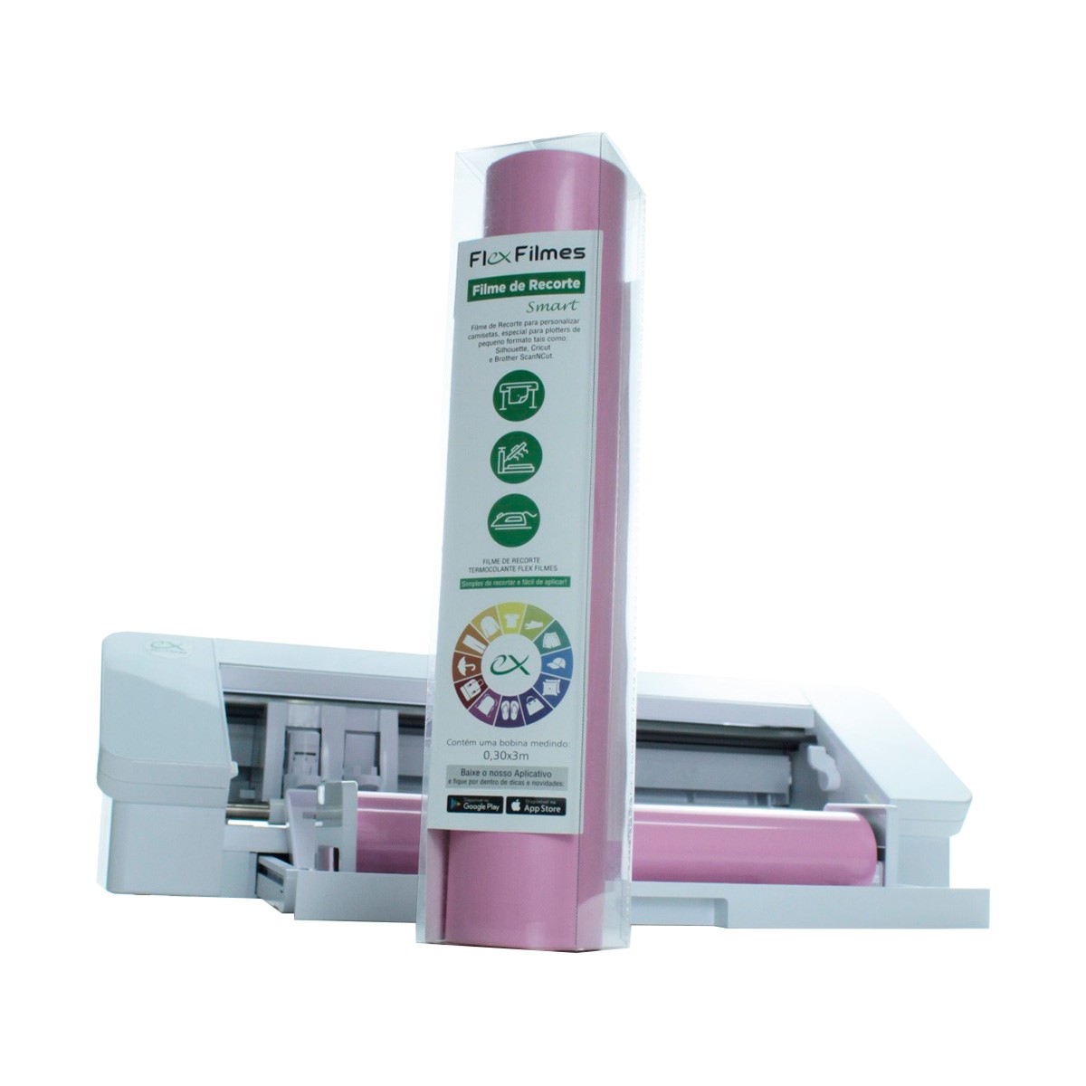 Filme de Recorte Flex Filmes Smart Rosa