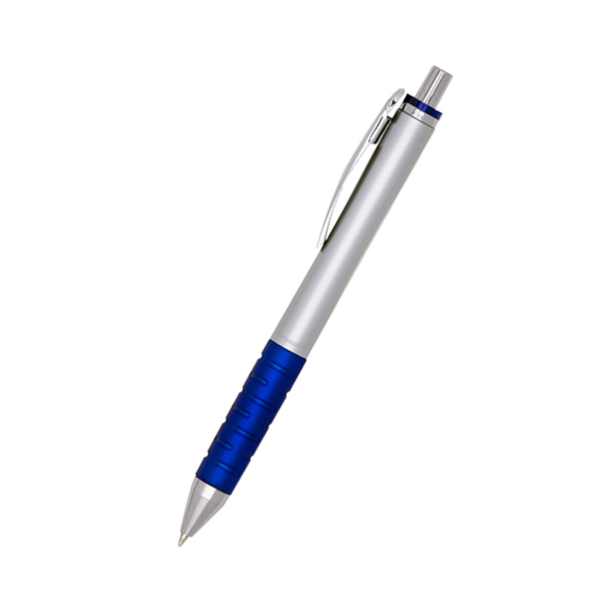 Caneta Plástica Azul  com Acionamento por Clique