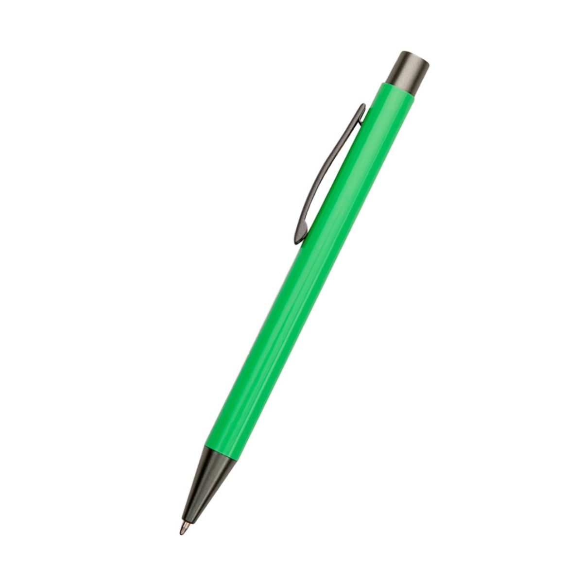 Caneta de Metal VERDE 1.0mm com Acionamento por Clique
