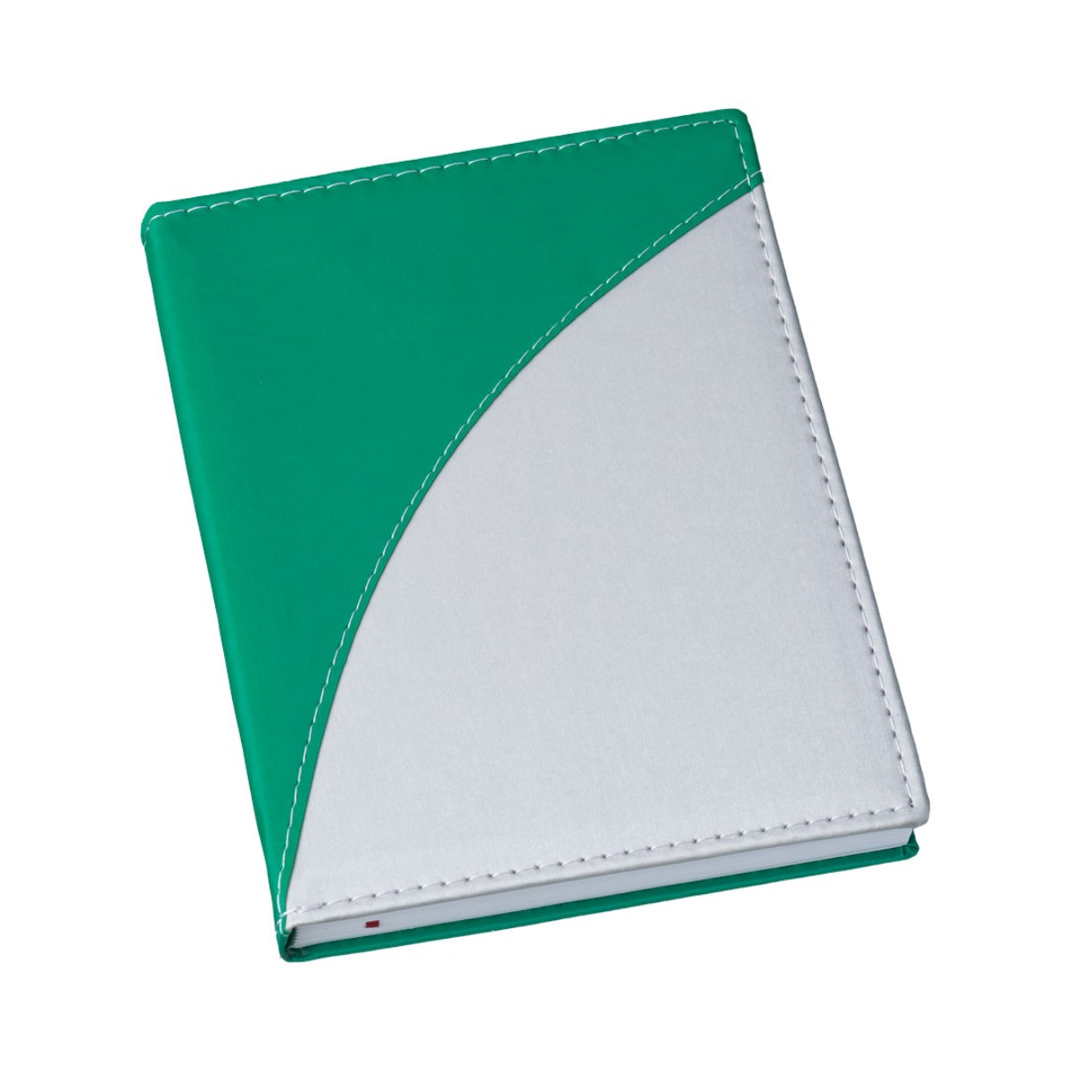 Agenda Metalizada Verde com Prata