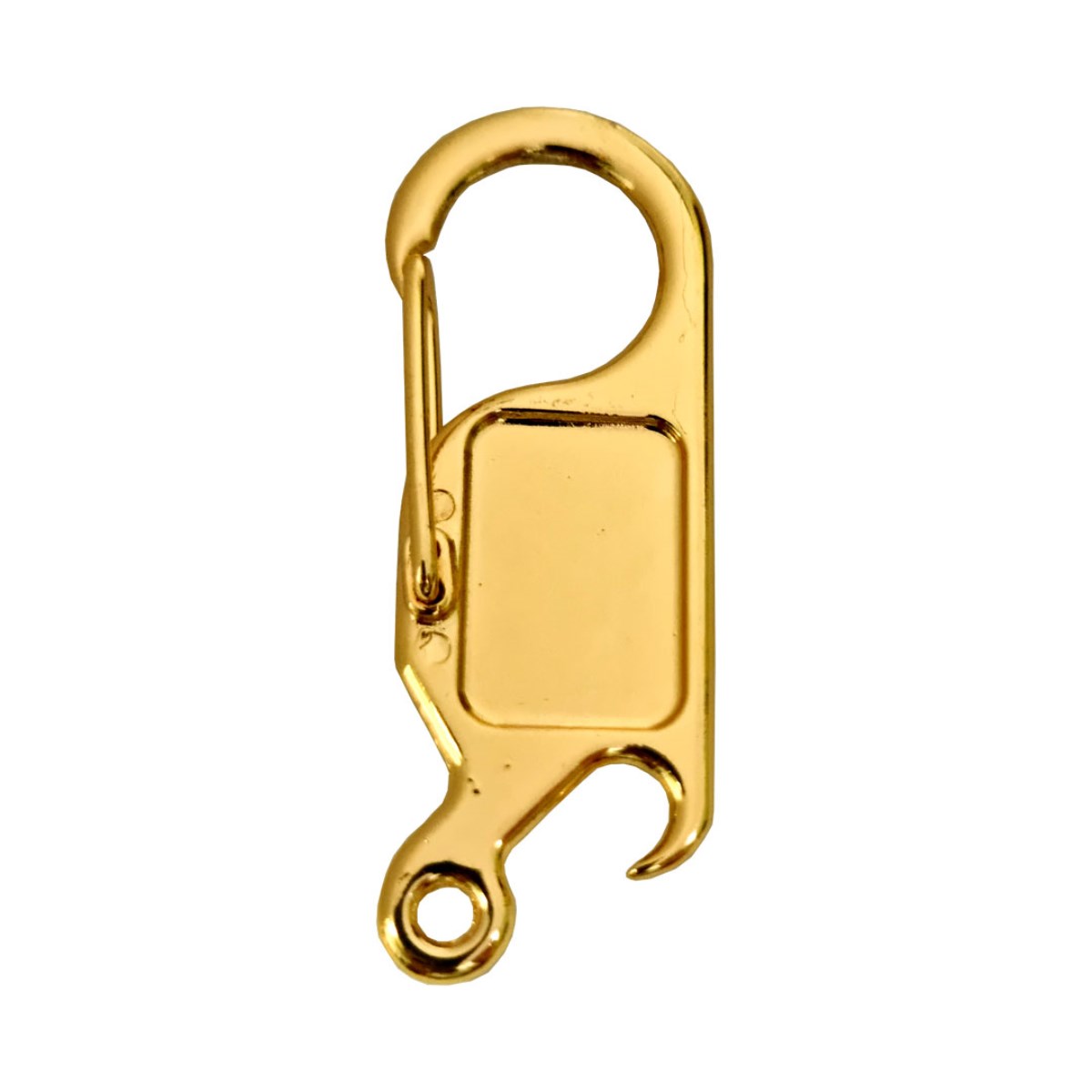 Chaveiro Mosquetão Abridor Ouro