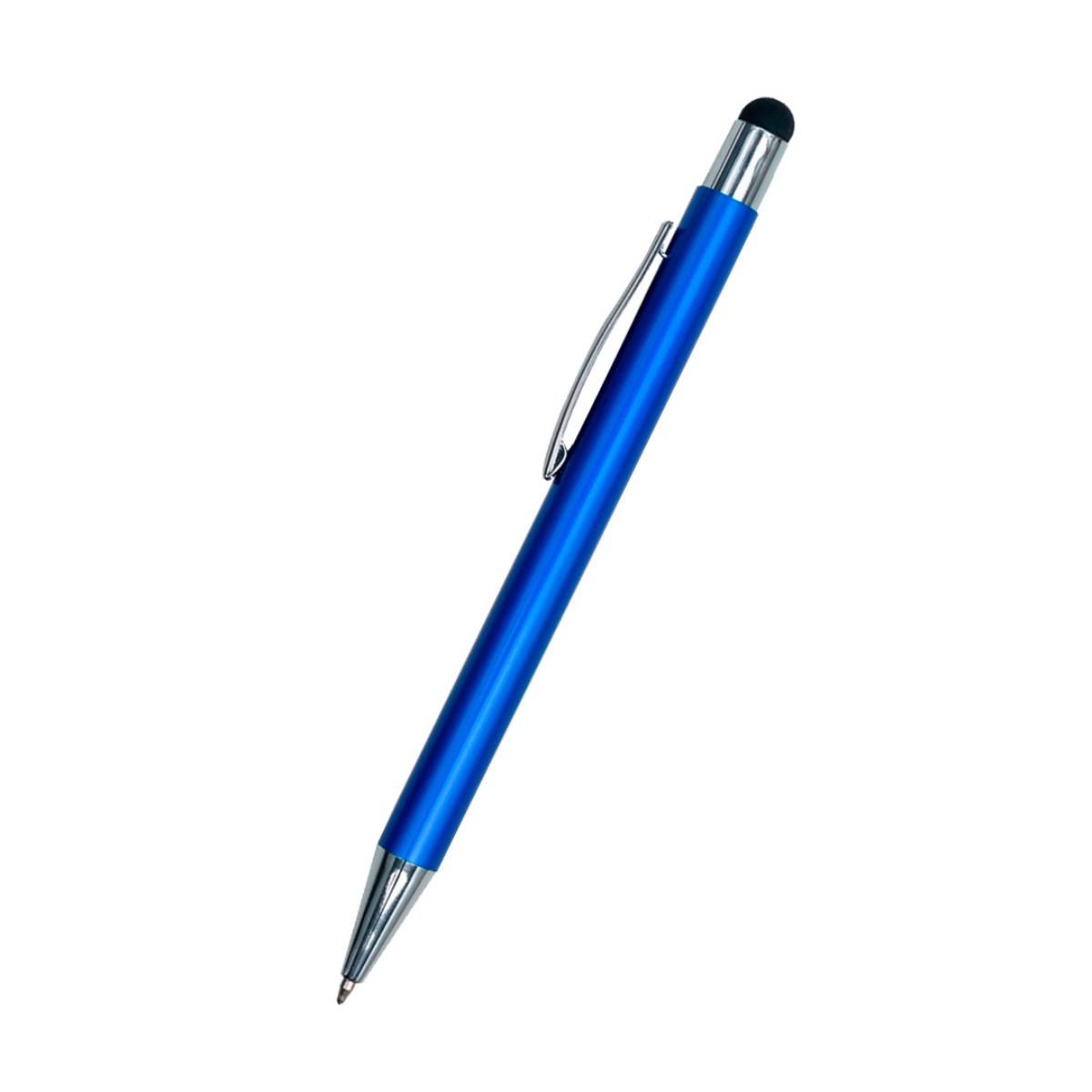 Caneta Metalica AZUL com Touch Screen e Acionamento por Clique