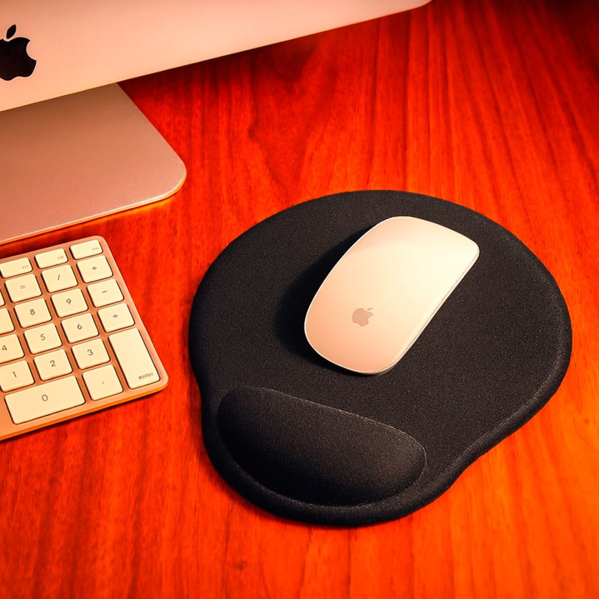 MousePad Ergonomico Preto