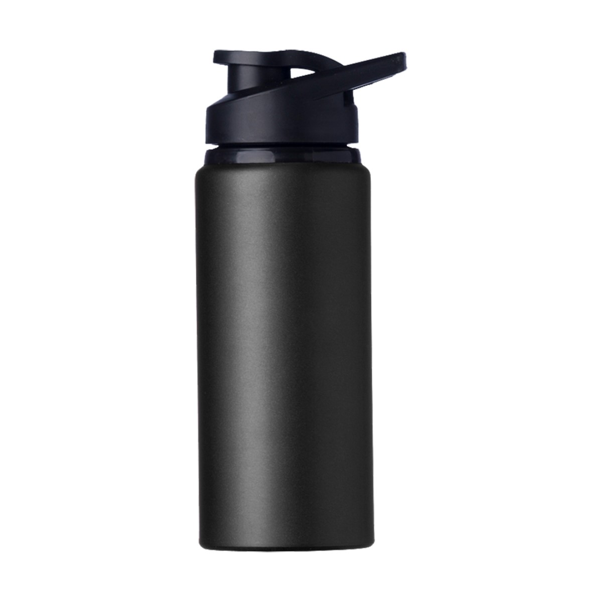 SQUEEZE EM ALUMÍNIO "PRETO FOSCO" 600ML