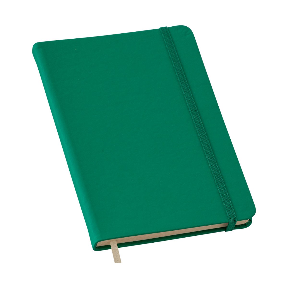 Caderneta tipo MOLESKINE Verde sem Pauta