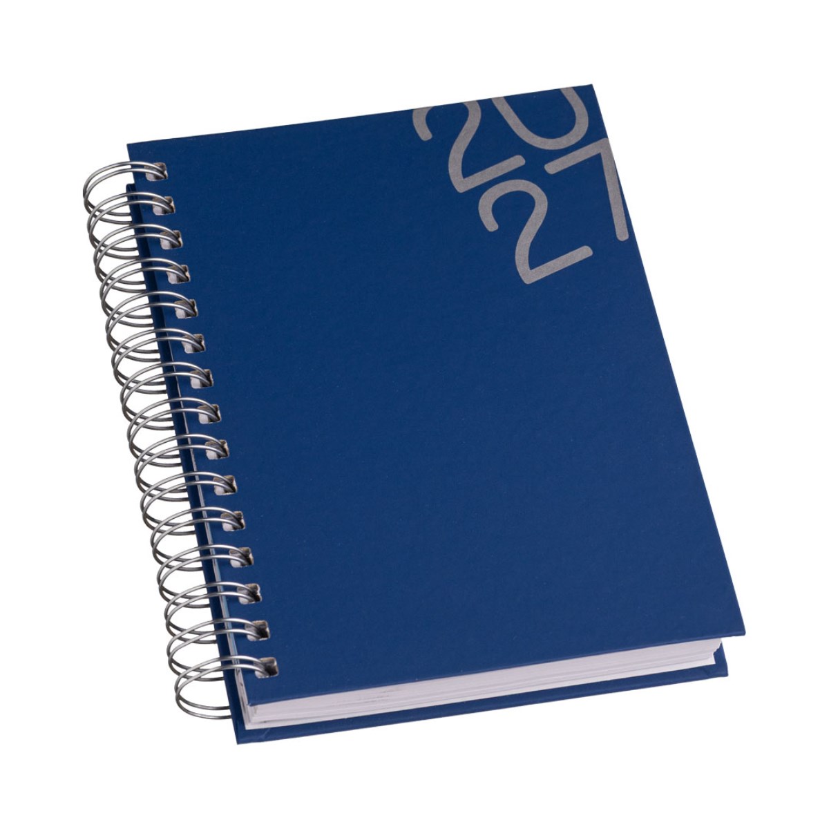Agenda Wire-o Capa Premium Azul com Ano