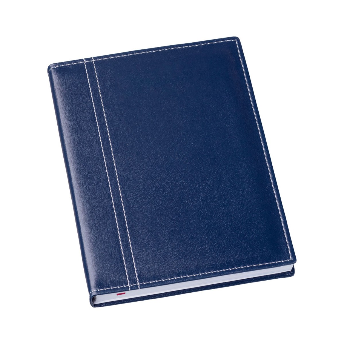 Agenda Lisa Azul com Costura