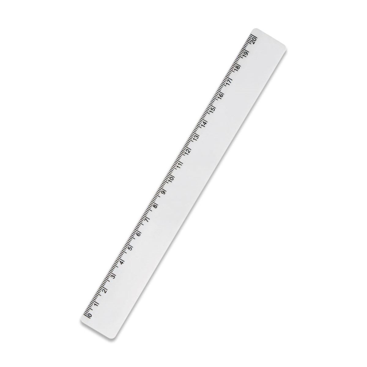 Régua Plástica Branca 20cm