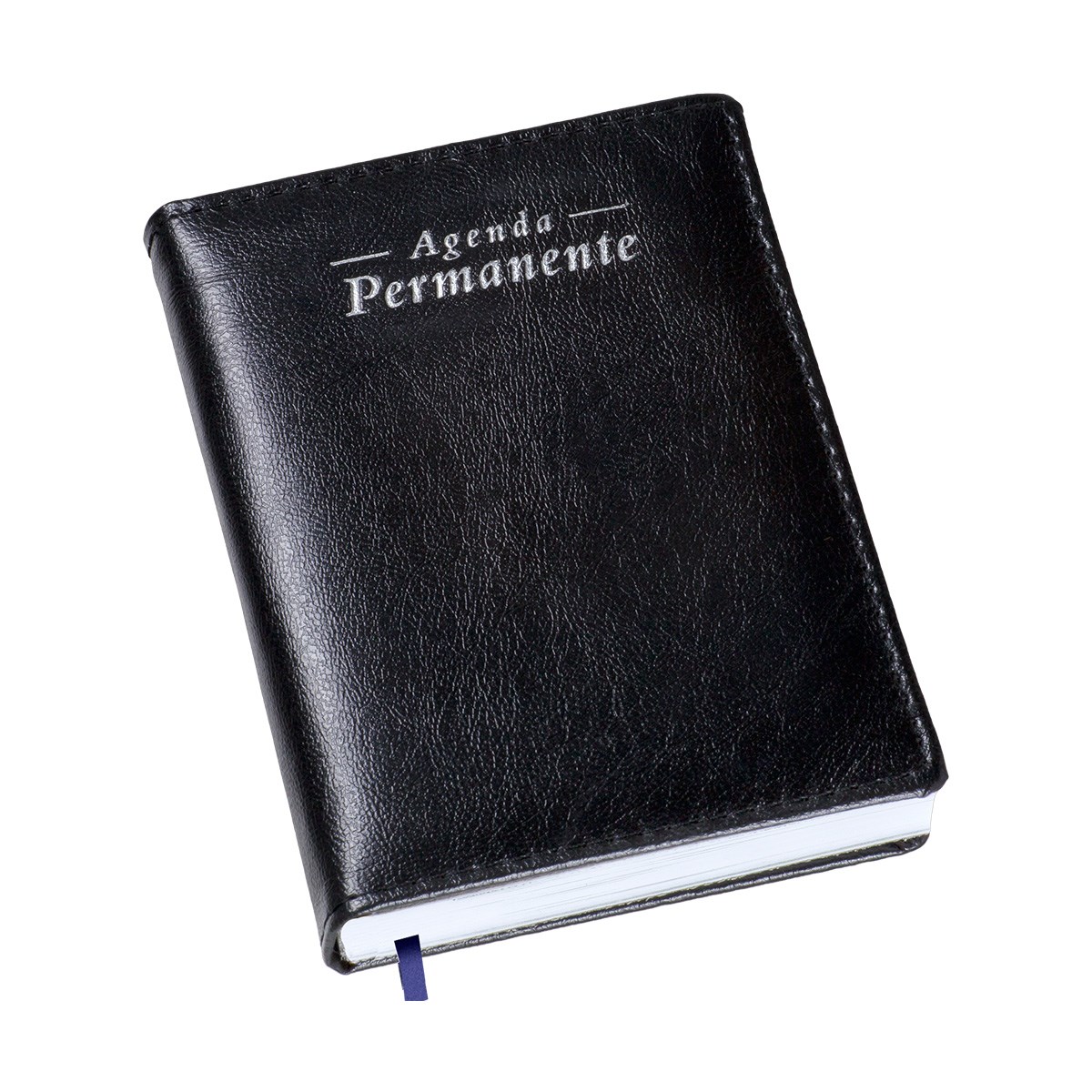Agenda Compacta Lisa Preta