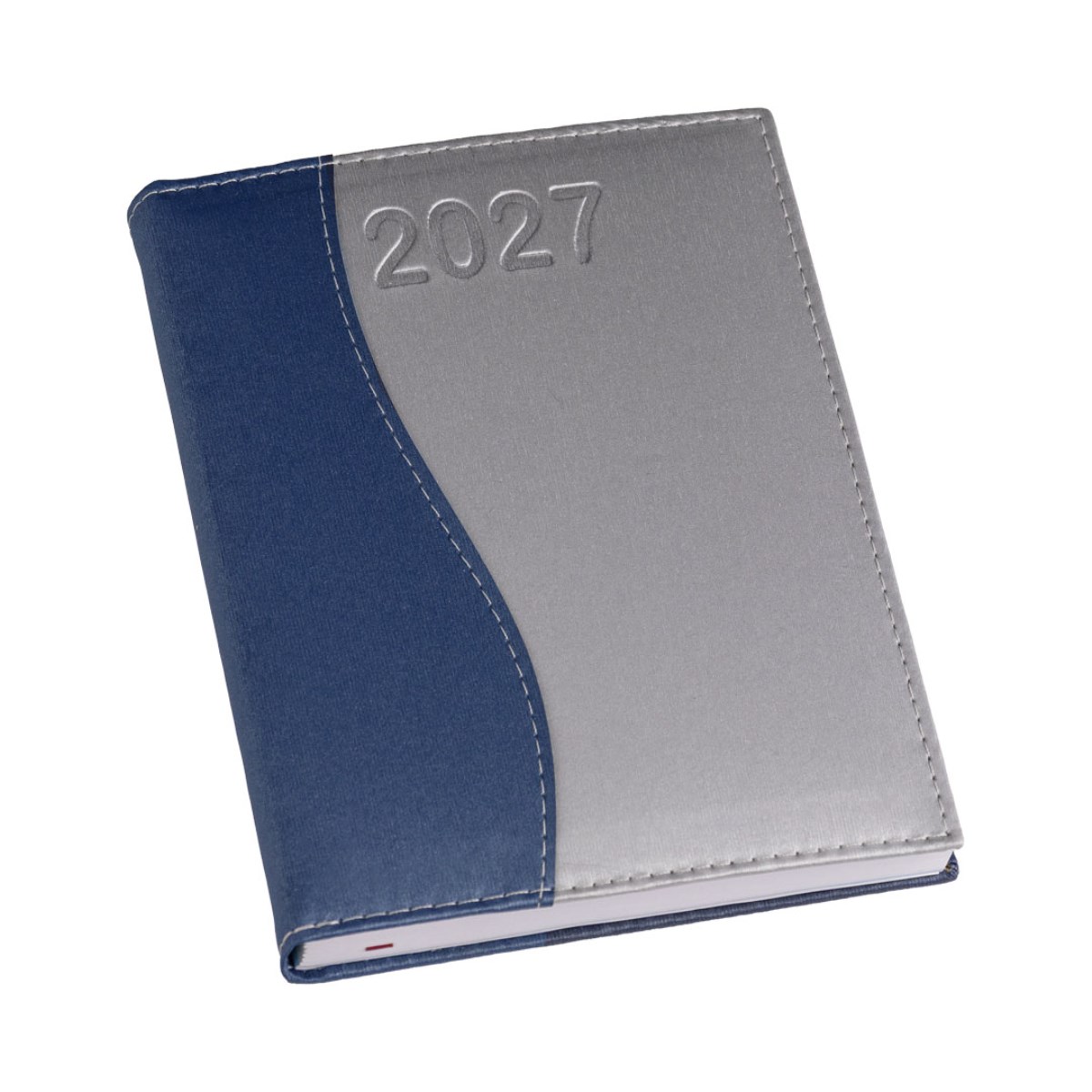 Agenda Metalizada "S" Azul