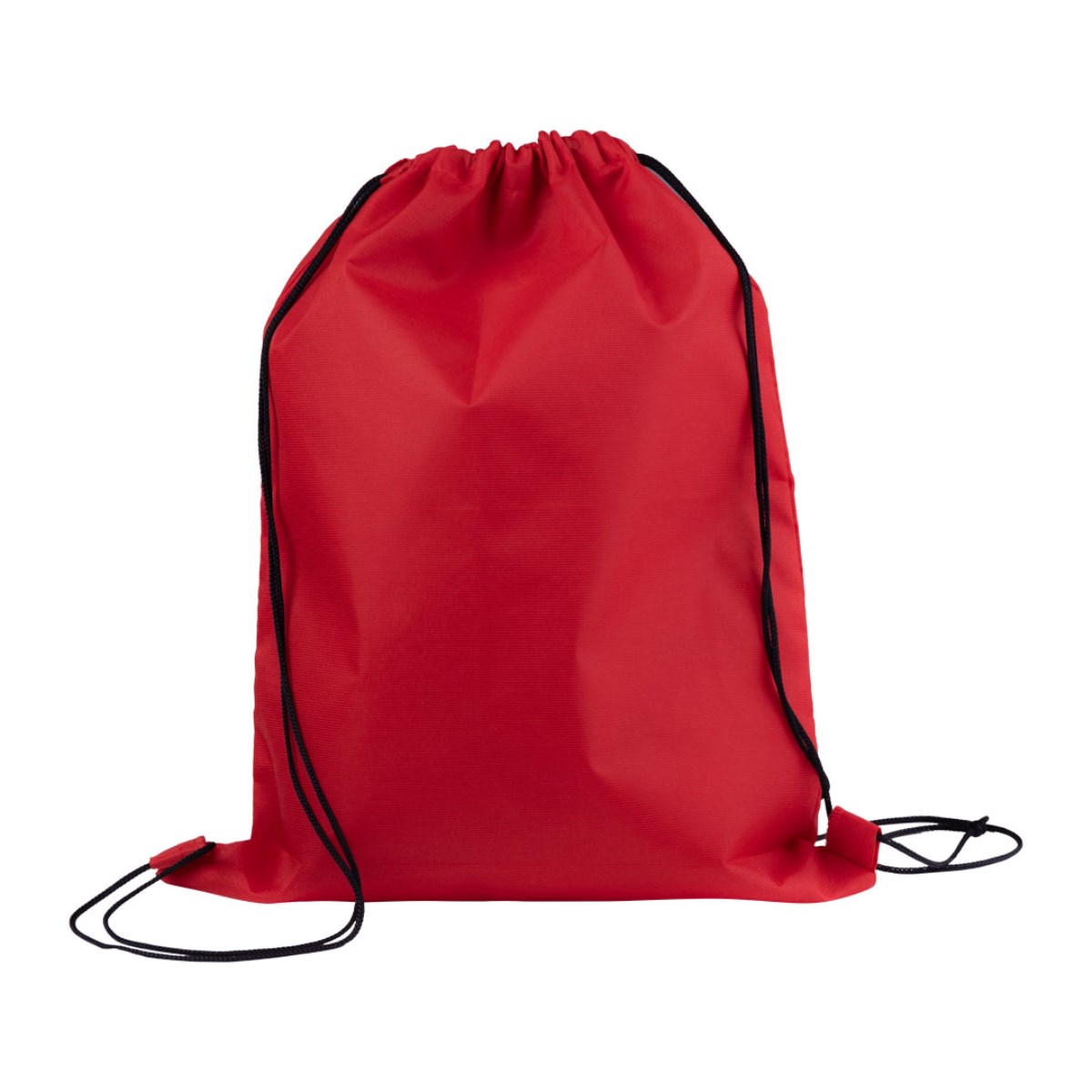 Sacochila Vermelha 60% Poliester  e 40% Algodão - Formato: 33x35x43cm