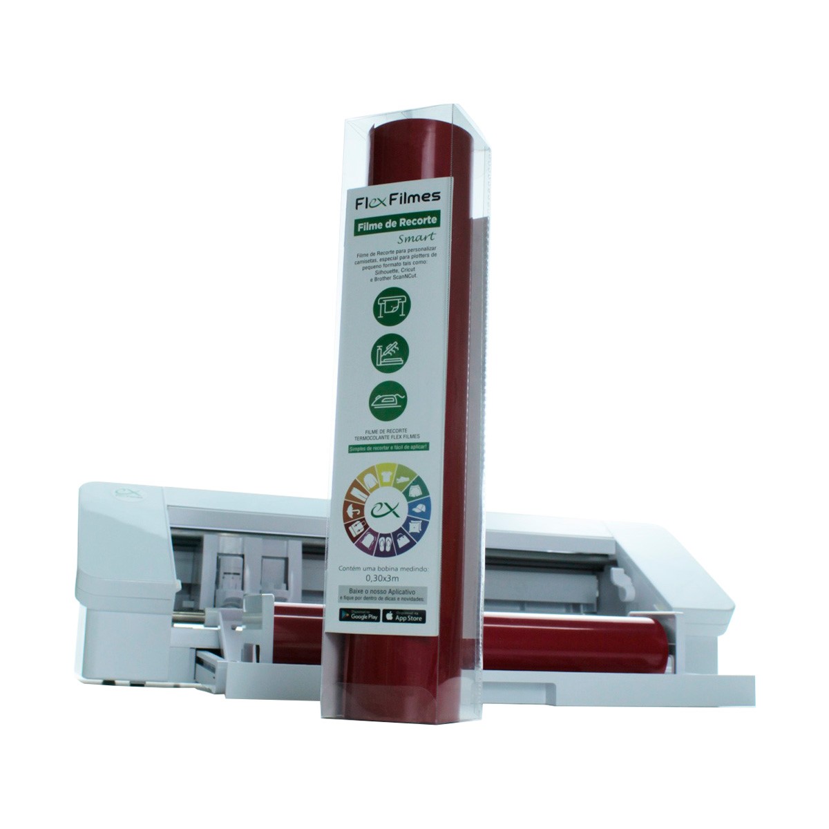 Filme de Recorte Flex Filmes Smart Vermelho