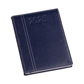 Agenda Lisa Azul com Costura - 107L