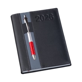 >Agenda Vertical Preta