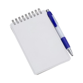 Caderneta de Anotações Vertical Branca - 236L