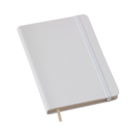 Caderneta tipo MOLESKINE Branco com Pauta - LG3661 Branco