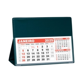 Calendário de Mesa Grande 100 Peças - 40L Verde