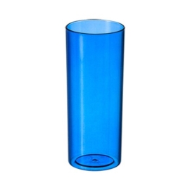 Copo Long Drink Azul Transparente - LG300 Azul Trans