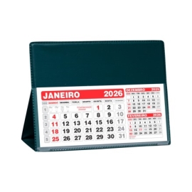 Calendário de Mesa Grande 100 Peças - 40L Verde