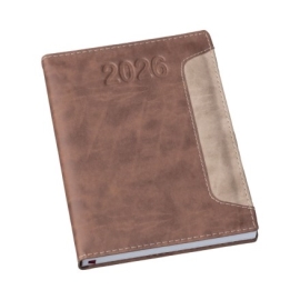 Agenda Estampada Marrom Vertical  - LG3776