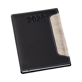 Agenda Estampada Preta Vertical - LG3777