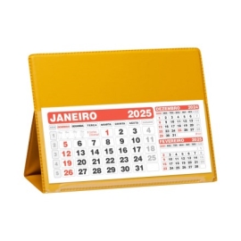 Calendário de Mesa Grande 100 Peças - 40L Amarelo