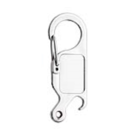 Chaveiro Mosquetão Abridor Cromado - 5008ZN Cromado