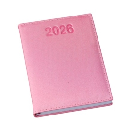 Agenda Metalizada Lisa Rosa - 183L