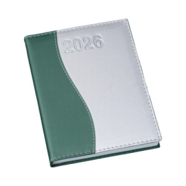 Agenda Metalizada "S" Verde - 152L