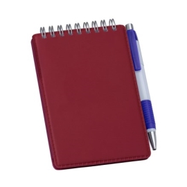 Caderneta de Anotações Vertical Vermelha - 452L