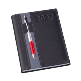 >Agenda Vertical Preta