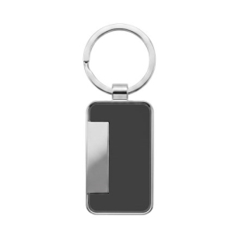 Chaveiro de Metal Executivo Retangular com Chapa Central - C012