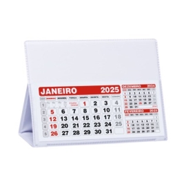 Calendário de Mesa Grande 100 Peças - 44L Branco