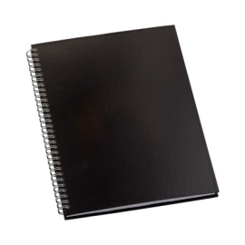 Caderno de Negócios Grande Capa Prime Preta - 314L