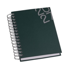 Agenda Wire-o Capa Premium Verde com Ano - LG3460