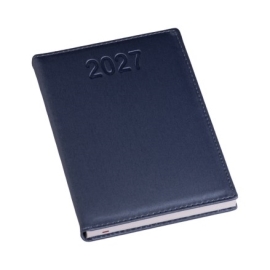 Agenda Metalizada Lisa Azul - 180L