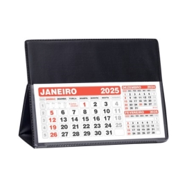 Calendário de Mesa Pequeno 100 Peças - 42L Preto