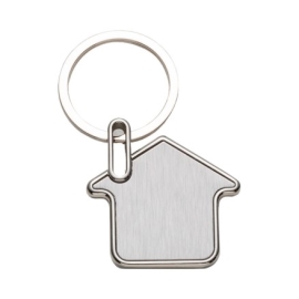 Chaveiro metal formato casa - 12691