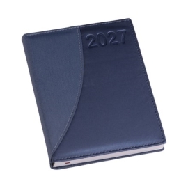 Agenda Metalizada Azul com Azul - 161L