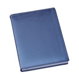 Agenda Metalizada Lisa Azul - 180L Permanente