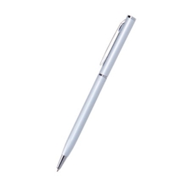 Caneta de Metal PRATA 1.0mm com Acionamento por Rotação - A1801 PRATA