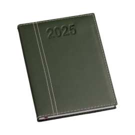 Agenda Lisa Verde com Costura - 109L