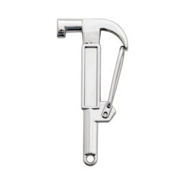 Chaveiro Mosquetão Martelo Cromado - 5012ZN Cromado