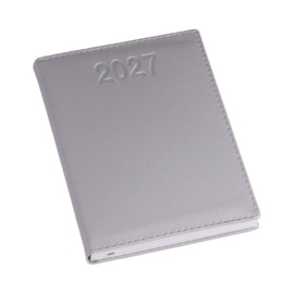 Agenda Metalizada Lisa Prata - 186L