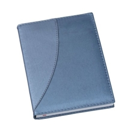 Agenda Metalizada Azul com Azul - 161L Permanente
