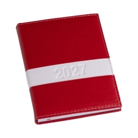 >Agenda Horizontal Vermelha