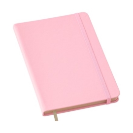 Caderneta tipo MOLESKINE Rosa com Pauta - LG3660 Rosa