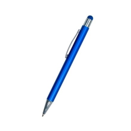 Caneta Metalica AZUL com Touch Screen e Acionamento por Clique - 2088 AZUL